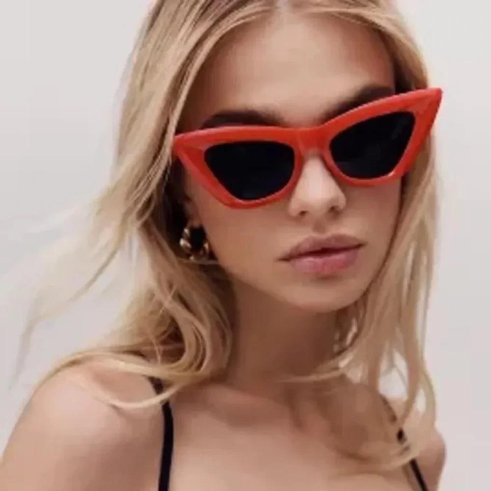 NWT Anthropologie I-Sea Chunky Red Cat Eye Sunglass